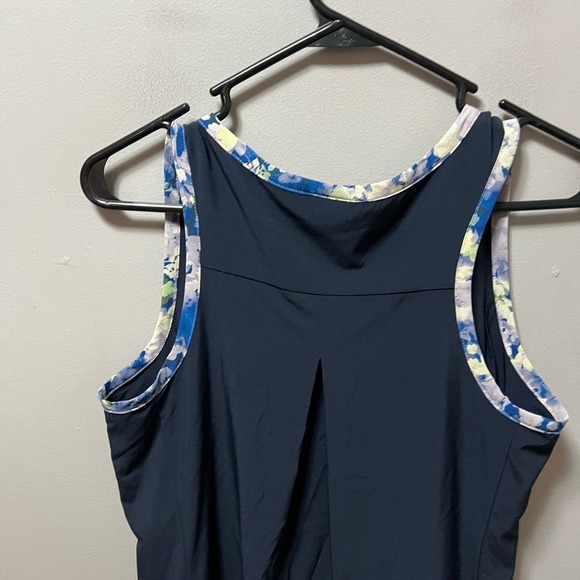 J. Jill Fit On The‎ Go Racer Back dress size xs navy - Picture 4 of 5